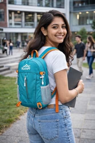 Spiffy SMALL Foldable Waterproof 30L Casual Backpack Bag for Man & Woman, Multipurpose Bag, Daily Activity, Travel Outdoor Hike Trek Backpack Bag for Men and Women 3