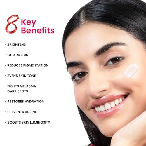 Foxtale 10% Vitamin C-Glutathione Brightening Face Serum for Glowing Skin, Treats Dark Spots, Pigmentation & Dullness, Beginner & Sensitive Skin Friendly | All Skin Types | Women & Men | 30ml 2