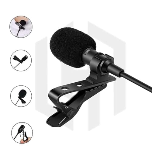 Humble HB-M01 Wired Lavalier Microphone, Clip-On Condenser Lapel Mic with 3.5mm Jack for Android Phones, PC & Laptop–Ideal for YouTube/Vlogging/Interviews/Livestreaming & Video Recording (1.5m Cable) 3
