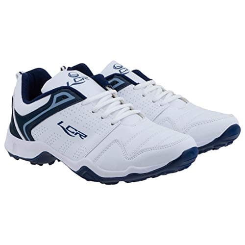 Lancer Mens INDUS-251 White Navy Running Shoe - 9 UK (INDUS-251WHT-NBL-43) 3