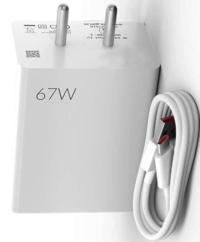 67W Charger for Honor 90 Original QC Adapter Type C 3.0A High Speed Fast Turbo Charge QC 3.0 Smart SinglePort with 1m Type-C Charging & Sync Cable (White, 67W,DH-67)