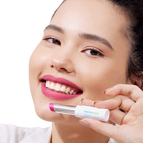 Mamaearth Soft Matte Long Stay Lipsticks with Jojoba Oil & Vitamin E for 12 Hour Long Stay - 02 Mulberry Pink - 3.5 g 4