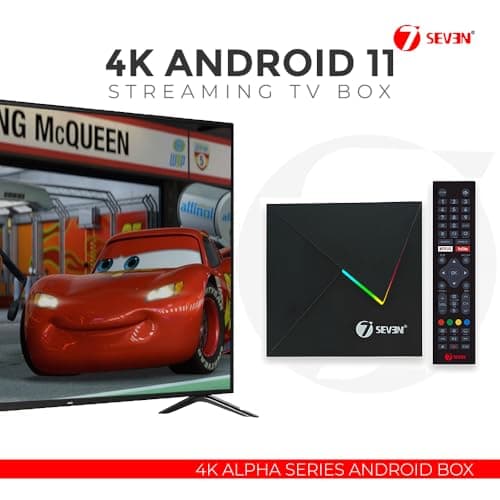 7SEVEN® 4K Android TV Box Android 11 OS X98mini Amlogic S905W2 Quad Core ARM Cortex A35 CPU 4GB 64GB 2.4G/5G WiFi Bluetooth 5.0v with Support 4K at 60fps 4