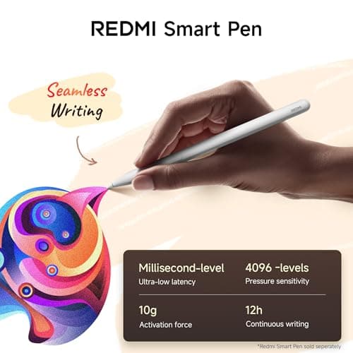 Redmi Pad 2 Wi-Fi + Cellular, Active Pen Support, 27.94cm(11") Model, 2.5K Sharp & Clear Display, 6GB, 128GB, All Day & More 9000mAh Battery, AI-Enabled, Dolby Atmos, HyperOS 2, Graphite Grey 4
