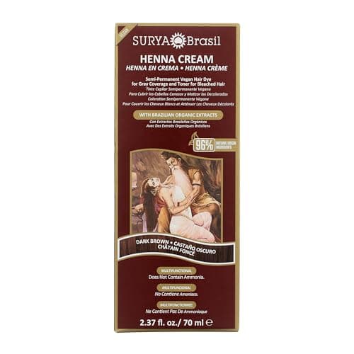Surya Brasil Henna Cream, 70Ml, Dark Brown