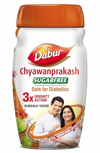 Dabur Chyawanprakash Sugarfree powder : Clincally Tested Safe for Diabetics |Boosts Immunity |helps Build Strength and Stamina - 900gm