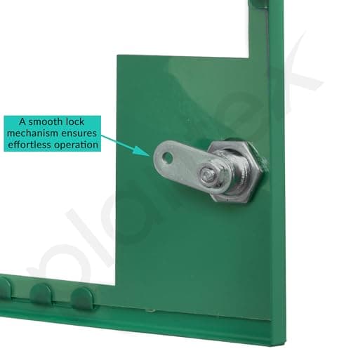 Plantex Metal Emergency First Aid Box for Home/Medical Kit Box for Medicine Storage with Multi Compartments for School, Office - Lockable (Green & White) Big Size, Wall Mount 5
