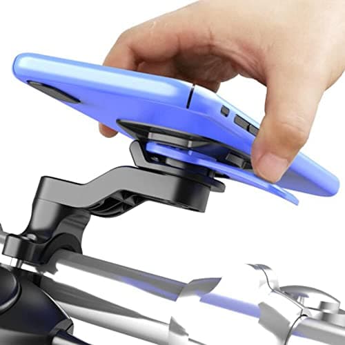 THE STYLE SUTRA Universal Motocycle Handlebar Mount Mobile Hold for Motorcycle Scooter Bike Blue 2