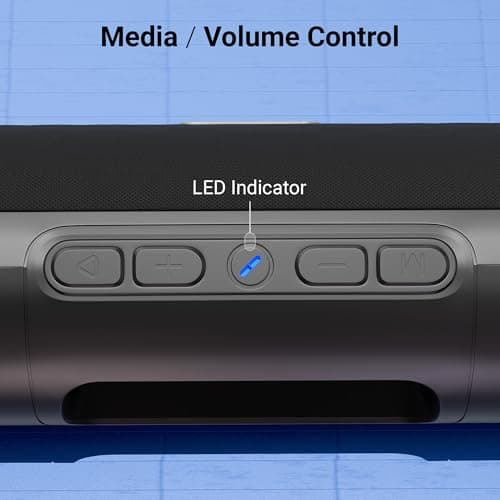 Zebronics Wireless Bluetooth Soundbar, 26 Watts, Upto 7 Hours Playback, Dual 52mm Drivers, Dual Passive Radiators, LED Indicator, TWS, Fabric Finish, Type-C Charging, USB, AUX (Vita Bar 203) 6