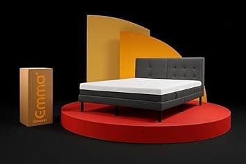 Emma Original| German Tech Orthopedic 8 inch | 15 Year Warranty| Europe's Most Awarded Mattress Tech| Halo Memory Foam(King, 75x72x8 Inches)