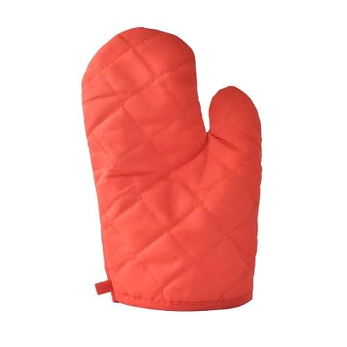 Premium Cotton Heat Resistant Oven Gloves for Kitchen Baking, Cooking & BBQ | Quilted Insulated Oven Mitt | High Temperature Protection
