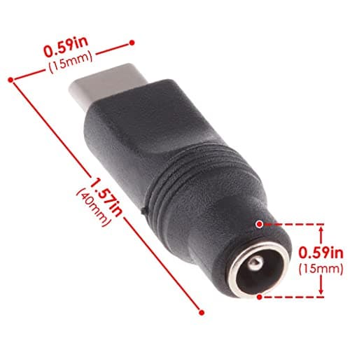 Club Bollywood®Type-C Male to 5.5X2.1Mm Female Converter for Laptop Pc| Laptop & Desktop Accessories |• Computers/Tablets & Networking|1 Piece Type-C Male to 5.5X2.1Mm Female Converter 6