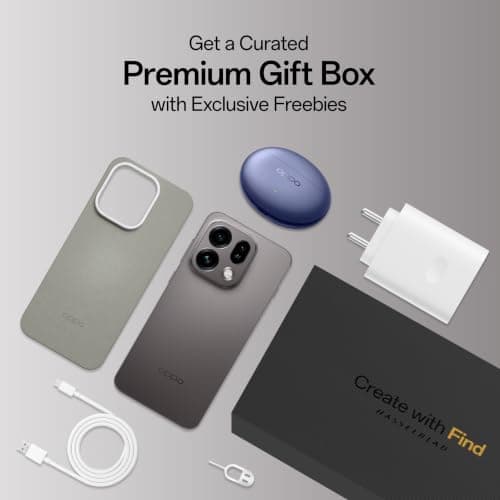 Oppo Find X9s(Midnight Grey,12+512GB) | Hasselblad Camera + 50MP Portrait |Dimensity 9500s | 7025mAh Battery+80W SUPERVOOC | IP69 -with No Cost EMI/Additional Exchange Offers 2