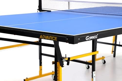 GYMNCO Advanced 19 MM (TT Table for Uniform Bounce Surface with UV Tech Technology) with Levelers Top 19 mm Cover + 2 TT Rackets 4