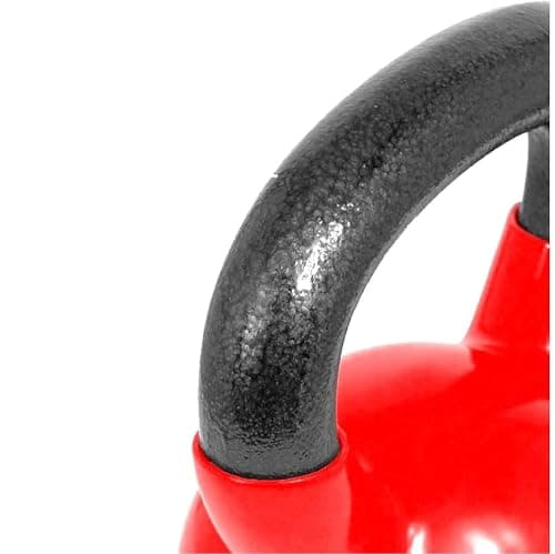 Kakss Vinyl half coating Kettle Bell for Gym & Workout (16 KG (Red))(PROUDLY MADE IN INDIA) 2