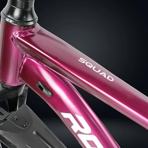 ROADGIANT Squad 26T | MTB | Steel Bicycle | Dual Disc Brakes | Single Speed | Front Suspension | Unisex|for All-Terrain Riding (Purple) 2