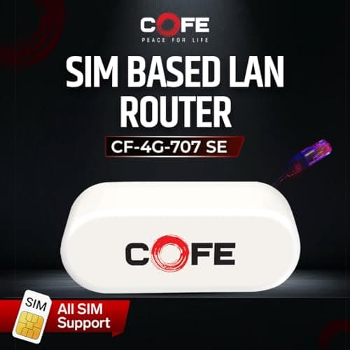 COFE CF-707 SE LAN Router | High-Speed Network Distribution Router for CCTV, Office, ISP & Industrial Networking | Plug & Play LAN Management Device (NO WiFi ONLY LAN) 2