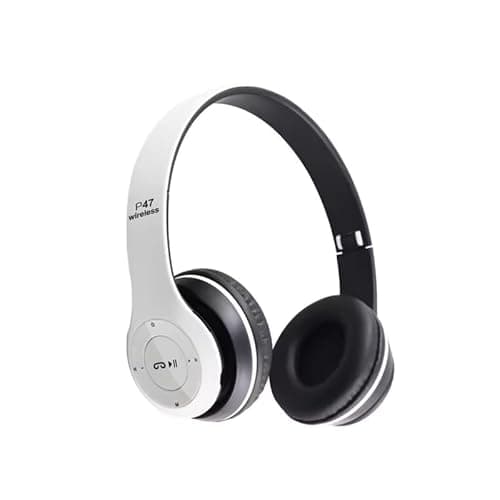 P47 Wireless Bluetooth Headphones Over Ear with Mic (Multicolor)