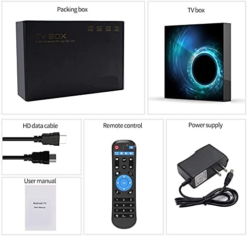 V88R 4K Mini Box with 8GB RAM 128GB ROM, Android 11 Compatible System, Dual Band WiFi, Bluetooth, HDR Ultra HD Support, HDMI USB Connectivity for Multimedia, Gaming & Applications 3