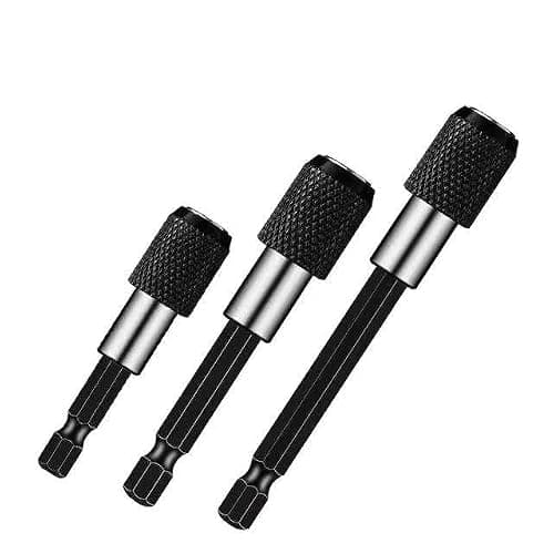 DY TOOLS 60-150mm Magnetic Screwdriver Bit Holder, Quick Change Release Drill Bit Extension Bit Set, Bar Socket Screwdriver Bit Holder, 1/4 Inch Hex Shank for Screws, Nuts, Drill Driver
