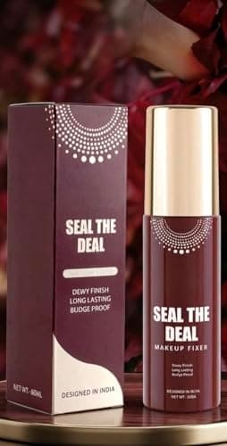 Makeup fixer Seal the Deal Makeup Fixer Spray, Dewy Finish, Long Lasting, Budge Proof, Lightweight, 60ml 3