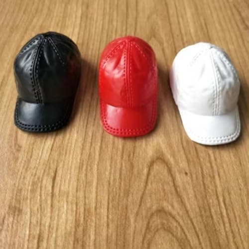 Ojiva® Collectible 1/6 Scale Baseball Cap Trendy Design 1/6 Soldier Cap Realistic Intricacy Action Figure Baseball Hat Easy to Put On and Remove for Hobbyists, White|Sporting Goods 4