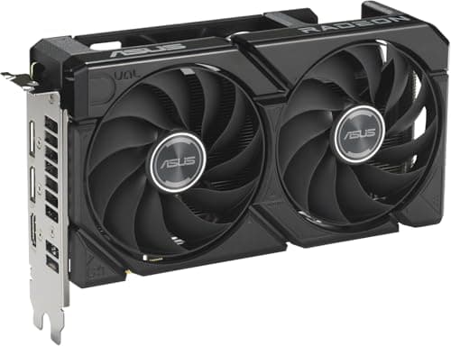 ASUS Dual Radeon™ RX 9060 XT 16GB GDDR6, AMD Radeon™ RX 9060 XT,Digital Max Resolution 7680 x 4320, Yes x 1 (Native HDMI 2.1b), Yes x 2 (Native DisplayPort 2.1a), HDCP Support Yes (2.3) 3