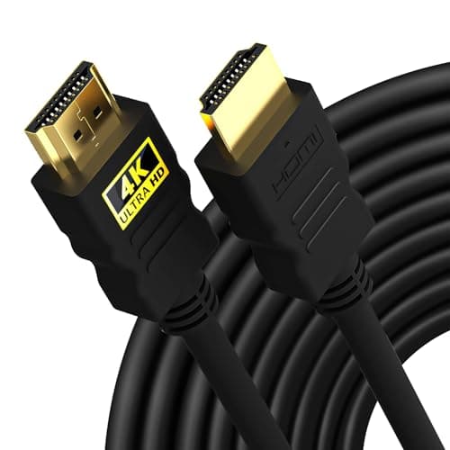 Sounce 5 Meter High-Speed HDMI Cable - Hdmi Arc Enabled | 64 Gbps | 4K 120Hz | 1080P 240Hz | Strong & Durable | Supports Up To 32 Audio Channels | Gold Plated | 5 Meter, Black (Pack of 1)