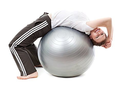 LAFILLETTE Anti Burst Gym Ball for Yoga Grey Color 3