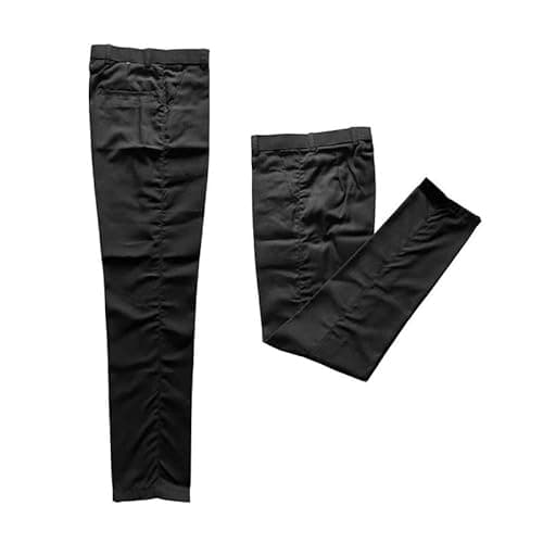BPCL Salesman Uniform Black Pant | Polycotton Workwear Trousers 280 GSM Super Trovin Fabric | Regular Fit Durable Office Industrial Uniform Pant for Men | Size 32