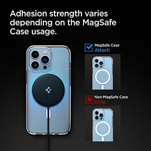 Spigen ArcField Magnetic Wireless Charger Compatible with iPhone 17/16/15/14/13/12 Pro Max Mini, AirPods 3/2, AirPods Pro 2/1 - Black 5
