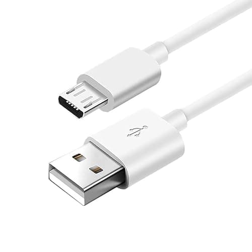 Micro usb cable for Samsung Galaxy E5, Samsung E5 (E 5) Fast Charging Original Like Cable Android Phones, Tablets, 480mbps Data Transfer Speed, Made in India (NJ1- WHITE) 3
