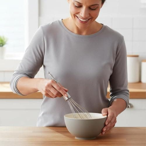 TRENDIVIBE 2 Pieces Hand Mixer Beater Widely Compatible Stainless Steel Whisk Attachment Easy to use Hand Mixer Whisk 4-Blade Beater 4