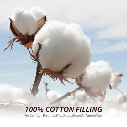 PrettyKrafts Soft Cotton Chair Cushion Pad 40×40×4 cm (Grey) | Comfortable Washable Seat Pad for Dining, Office & Study Chairs | Thick, Durable Sitting Cushion 5