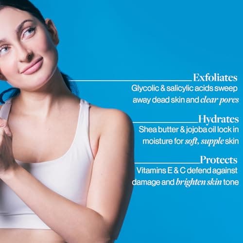 Be Bodywise 7% Glycolic Acid Exfoliating Body Stick | Gentle & Hydrating | Multifunctional | Exfoliates Skin, Smoothens Bumps & Reduces Ingrown Hair | With 0.5% Salicylic Acid & Shea Butter | 30g 2