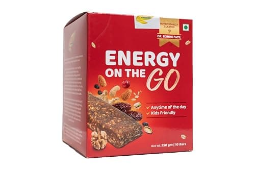 Nutracy Lifestyle Protein & Fiber Nutrition Bars | No Added Sugar Healthy Snack with Almonds, Walnuts & Seeds | Crunchy Nuts Chikki Energy Bars | Vegetarian | Chocolate Flavor | Pack of 10 (35g Each) 3