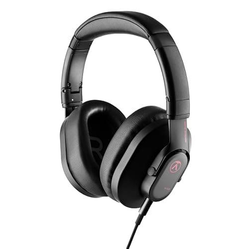 Austrian Audio Hi-X20 Over-Ear Headphones, Professional Wired Headphones (Closed Design, Hi-X Driver, Memory Foam Pads, Foldable Design, Detachable Cable, Accurate Sound), Black