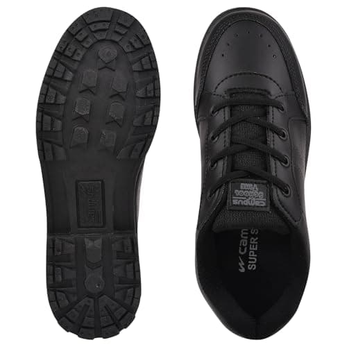 Campus Child CS-63B BLK School Shoes - 3UK/India 1 Pair 5