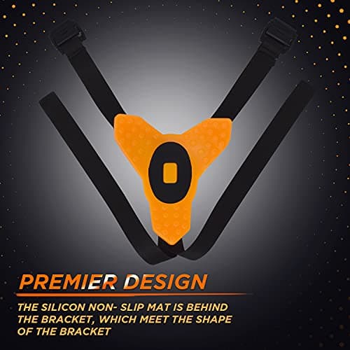 Action Pro Helmet Chin Mount Strap with J Hook Compatible with All Smartphones and Hero 13 12 11 10 9 8 7 5 4 | SJCAM | DJI Osmo | Insta360 X4 X3 X2 & Other Action Cameras [Made in India] (Orange) 4