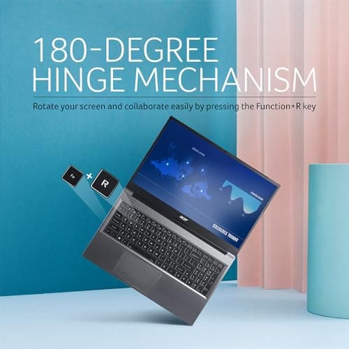 acer SmartChoice Aspire Lite, AMD Ryzen 5 5625U, 8GB RAM, 512GB SSD,FHD, 15.6"/39.62cm, Windows 11 Home, Steel Gray, 1.59 kg, AL15-41, Backlit Keyboard 5