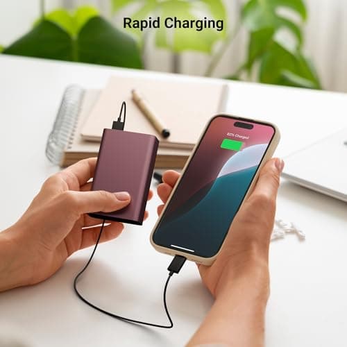 ZEBRONICS EnergiTank 20MR1, Metal Power Bank, 20000 mAh, 22.5W Super Fast Charging PD 3.0 (PPS), Dual Type C & USB Port, LED Indicator, for iPhone, Android, Tablets, Airpods (Raspberry) 4