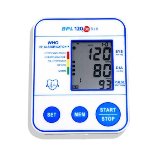BPL Medical Technologies 120/80 B18 Digital Blood Pressure Monitor with USB Compatibility Automatic 3