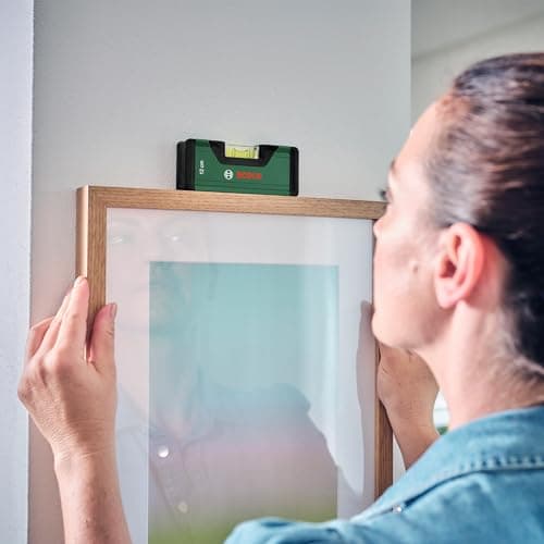 BOSCH Spirit Level 12cm | Compact & Portable | High-Precision Bubble for Accurate Readings | Durable Aluminum Construction | Ergonomic Design for Comfortable Grip | Ideal for Small-Scale Projects 3