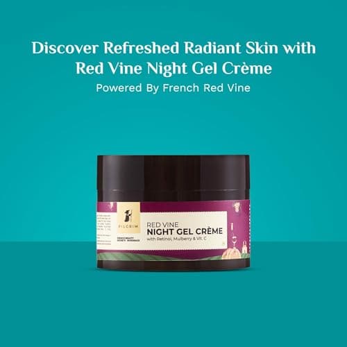 PILGRIM French Red Vine Anti Aging Night Cream for women with Retinol, Mulberry & Vitamin C For Glowing Skin & Skin Repair| Retinol Night cream for oily, dry & sensitive skin|Anti aging cream| For Wom 3
