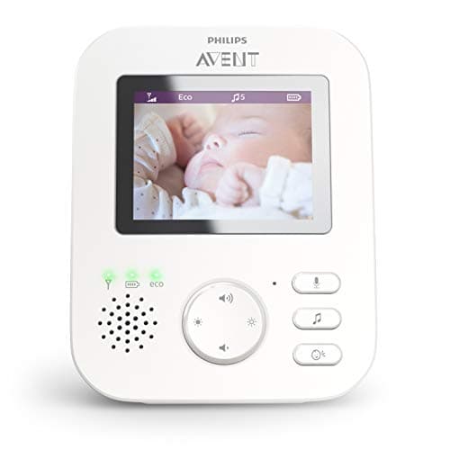 PHILIPS Avent Digital Baby Monitor with Camera and Audio, 3.5" Display Baby Camera Monitor with 2-Way Talk, Night Vision, Temperature, 980ft Range, Video Baby Monitor with No Wi-fi, Lullabies 2