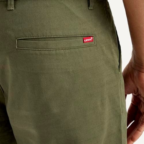 Levi's Men's Green Straight Fit Chinos, 002KF-0005, 34 5