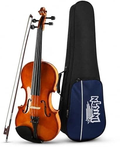 INTERN INT-PVK-01 Neo 4/4 Full Size Violin Kit for Beginners & Professional | Solid Wood Violin Set with Bow, Rosin & Hard Case | Maple Wood for Learning & Practice Instrument.