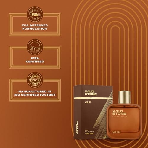 Wild Stone Oud Perfume for Men, 100ml | Luxury Eau De Parfum | Long-Lasting Oud Perfume | Premium Woody Oriental Perfume for Men | Best Gift for Him 3