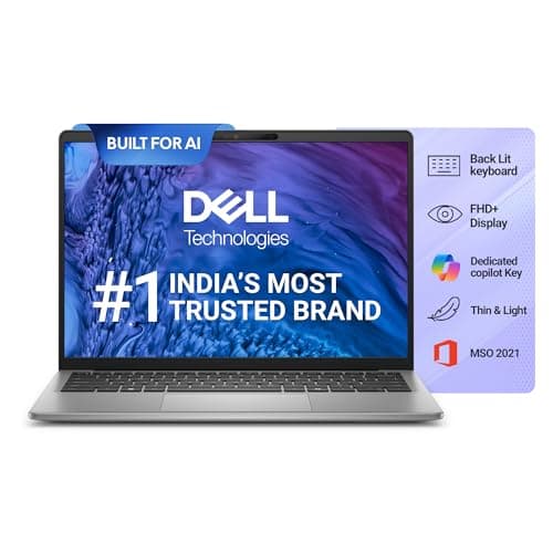 Dell Inspiron 5441 Laptop, Built-in AI Snapdragon X Plus X1P-42-100 8C Processor/16GB/ 512GB SSD/ 14" (35.56cm) 300 Nits FHD Display/Backlit KB/Windows 11 + MSO'21/15 Month McAfee/Titan Gray/1.53kg