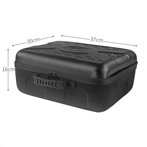 OIVO INDIA Travel Case Compatible with Xbox Series X - Hard Shell Series X Carrying Storage Bag with Protective Foam Compartments for Console, Controller, Xbox Games (Xbox Series X, Black) 2